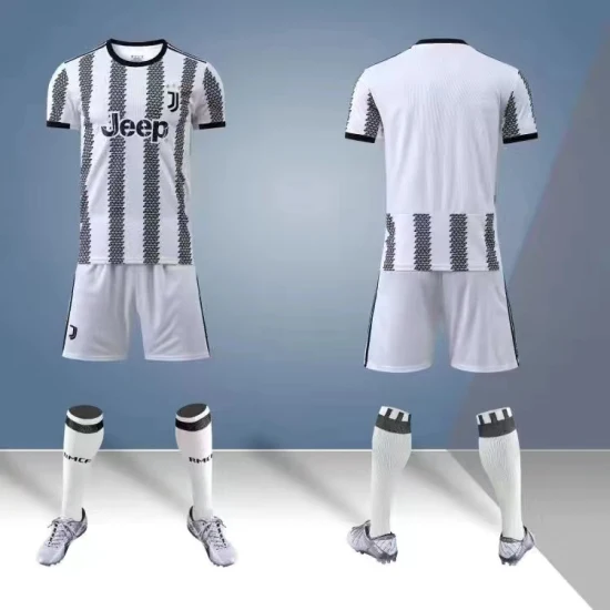 Men' S Custom Short Long-Sleeved Football Jersey Barcelona Juventus OEM de maillots de football